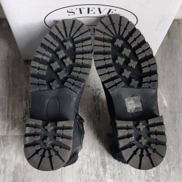 Steve Madden Keystone black faux fur bootie - Picture 7 of 10